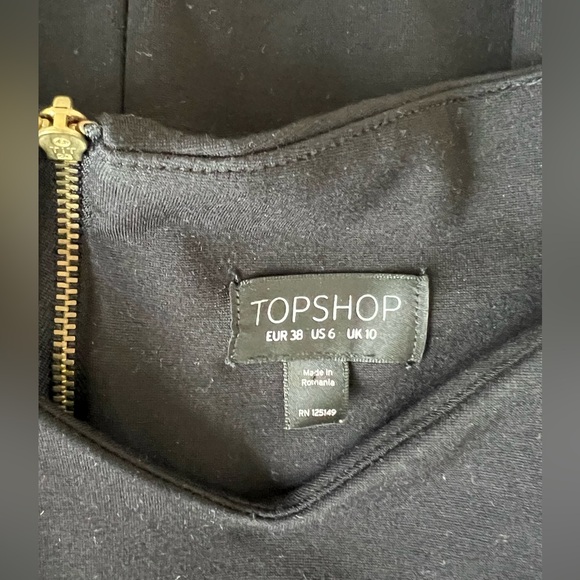 Topshop Off-the-Shoulder Mini Dress - Picture 6 of 9